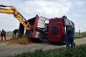 Schwerer VU LKW Zug Bergheim Kenten Koelnerstr P367